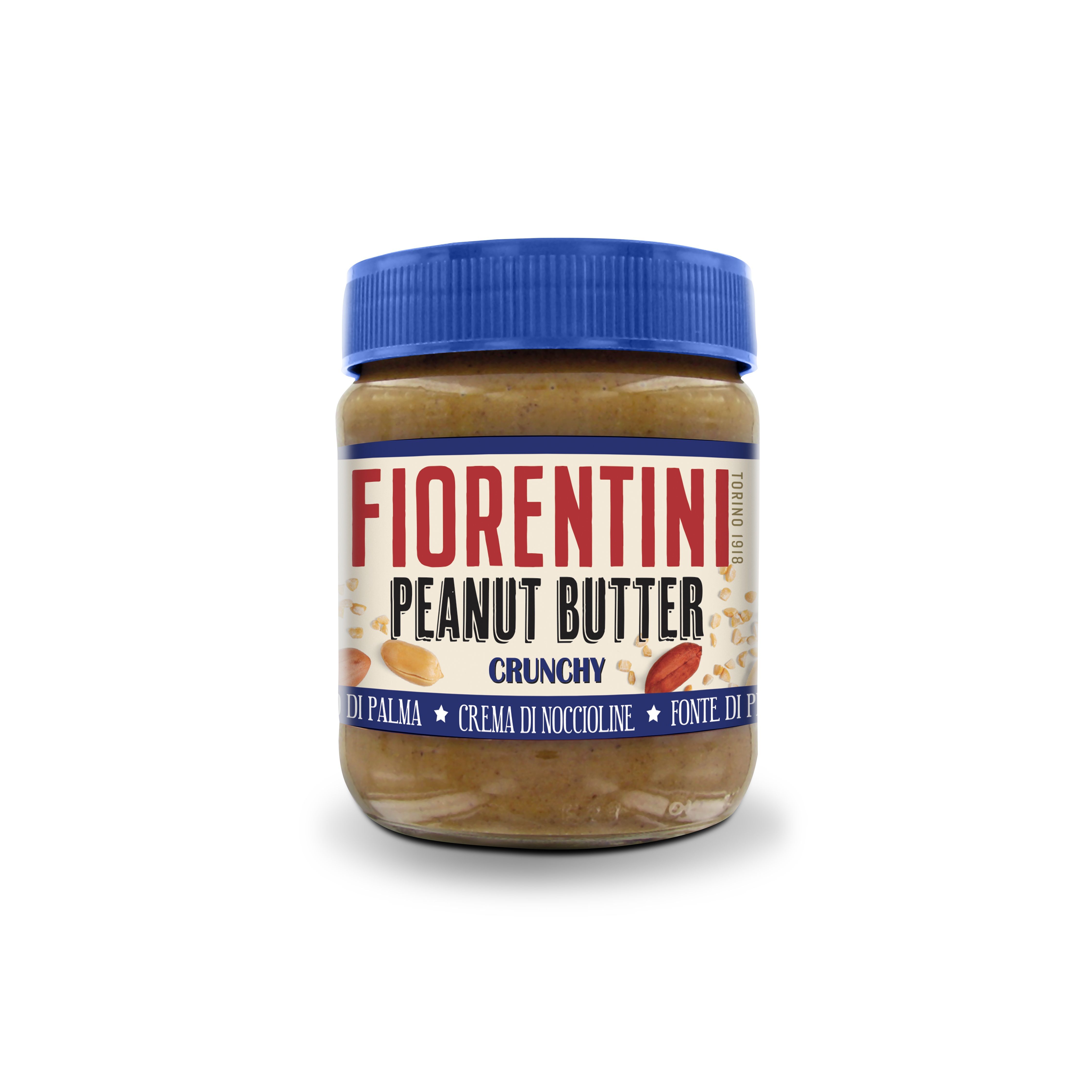 Burro di arachidi crunchy in vasetto 350 g senza glutine - Fiorentini