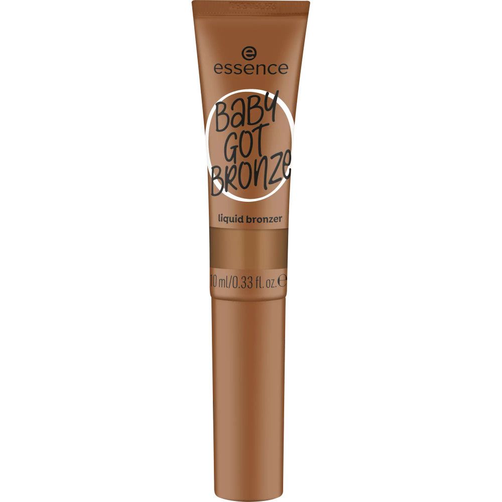 Flüssiger Bronzer in Tube. Marke: Essence. Aufschrift: Baby Got Bronze, Liquid Bronzer. Farbton: Bronze.