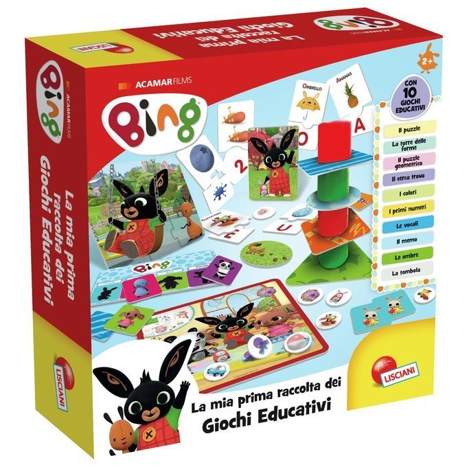 Lisciani Bing Raccolta Giochi Educativi Baby