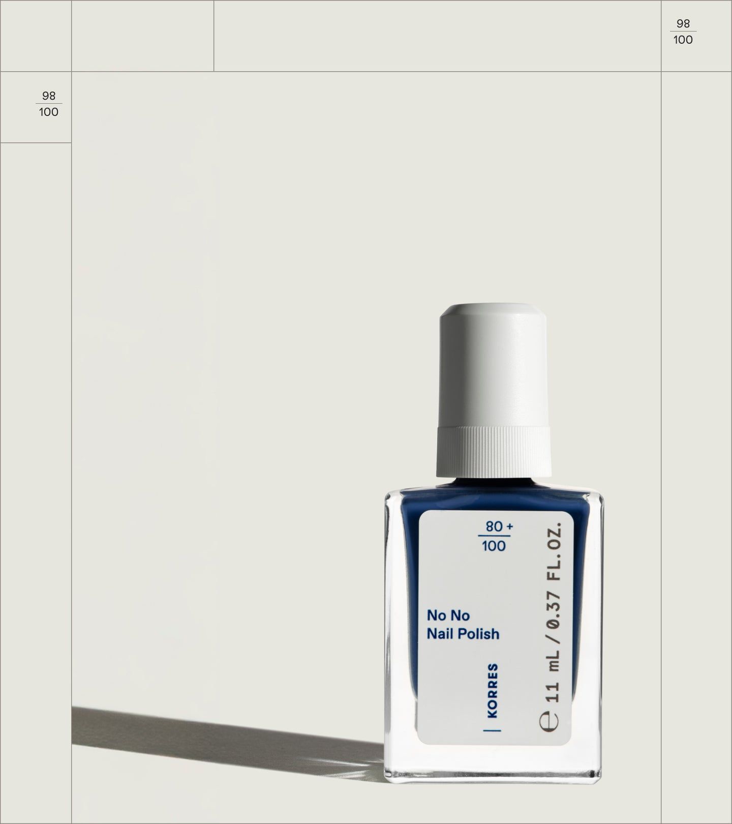 Korres No Nail Polish 78 Ägean Sea 11 ml Flaschen
