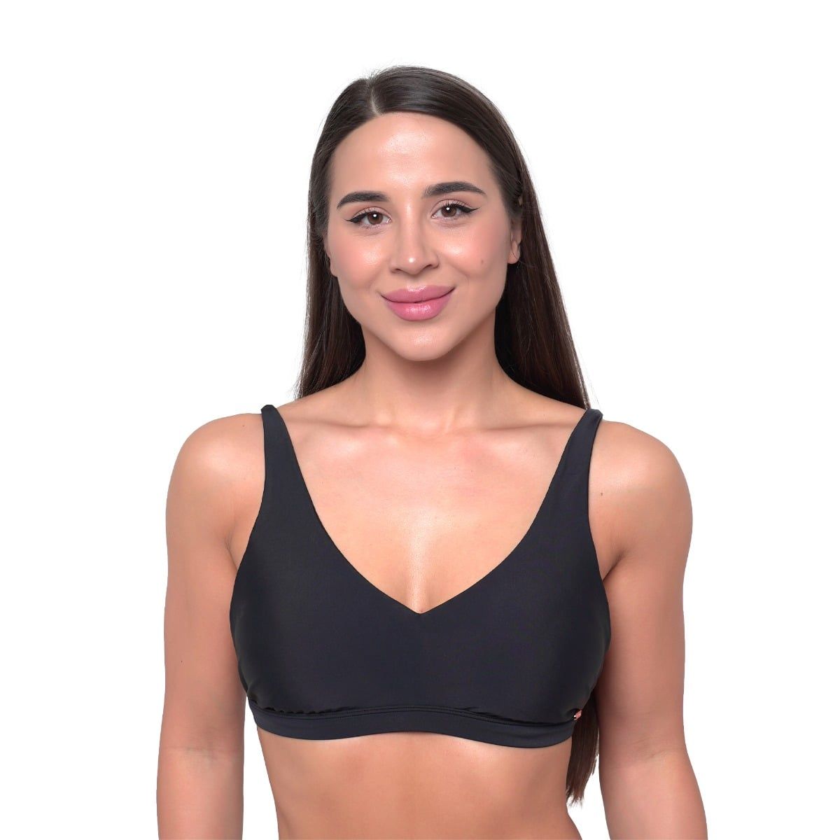 GymBeam Bikini-Oberteil Damen mit verstellbaren Trägern in Schwarz