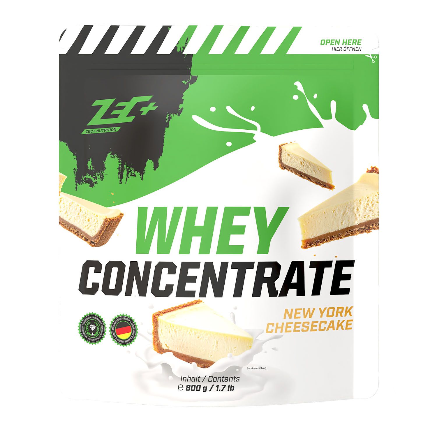 Zec+ Whey Concentrate NY Cheesecake 800 g Pulver