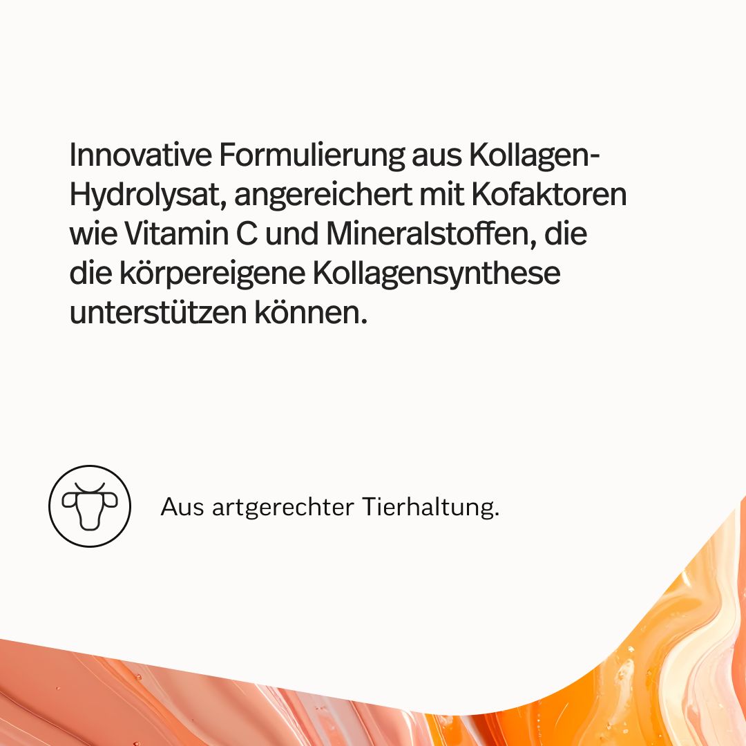 edubily® Kollagen-Hydrolysat Pulver aus Weidehaltung Eistee-Pfirsich