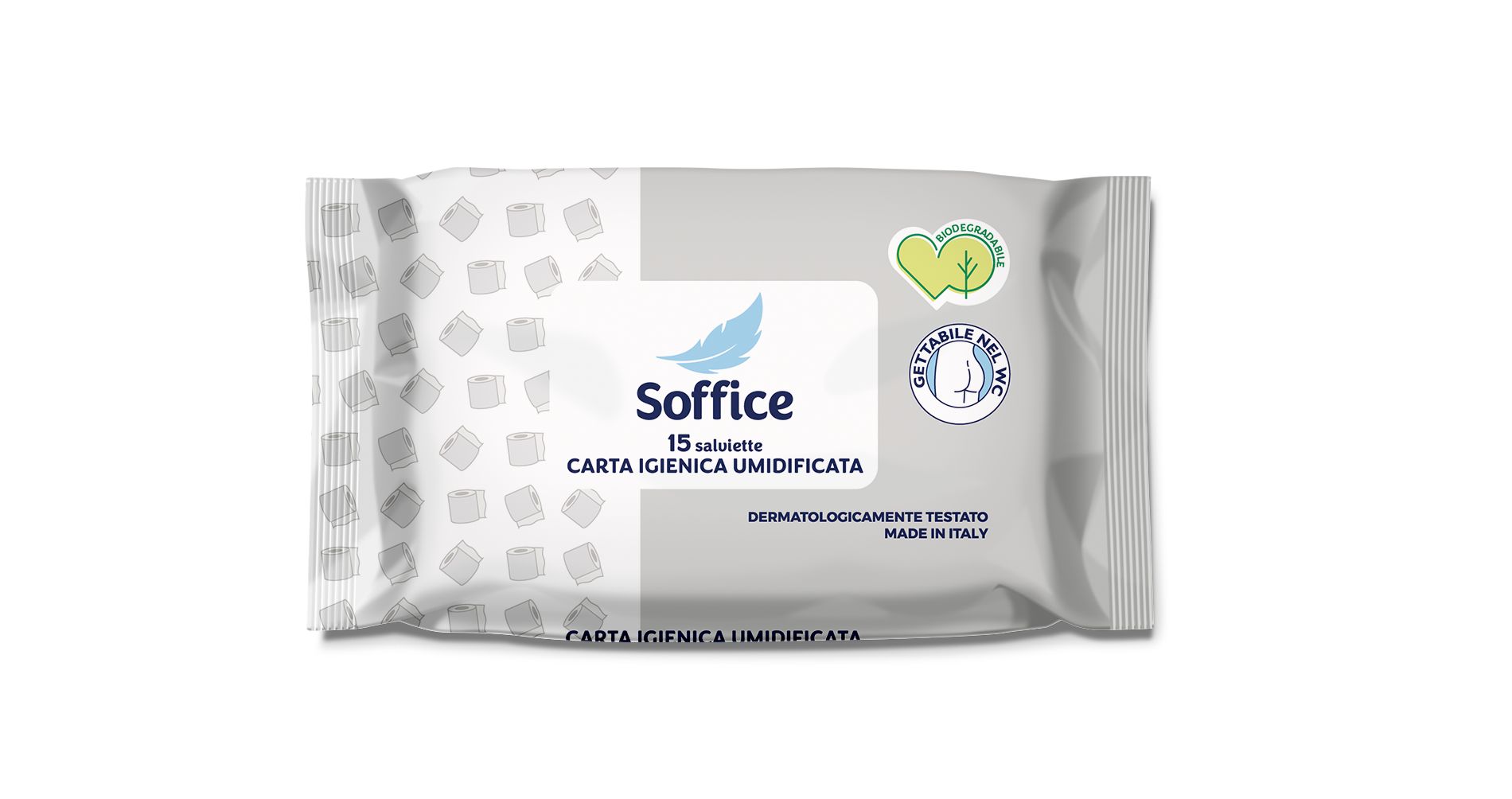 Carta igienica Umidificata (320 Salviette) - 24 Confezioni da 15 pz