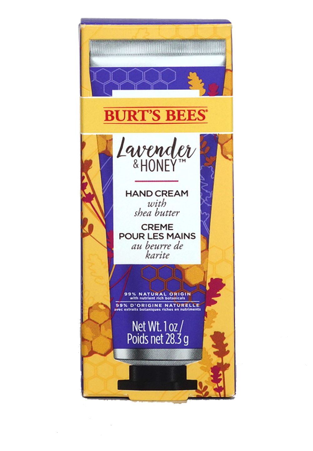 Burt's Bees Handcreme Lavendel & Honig Tube mit Sheabutter.
