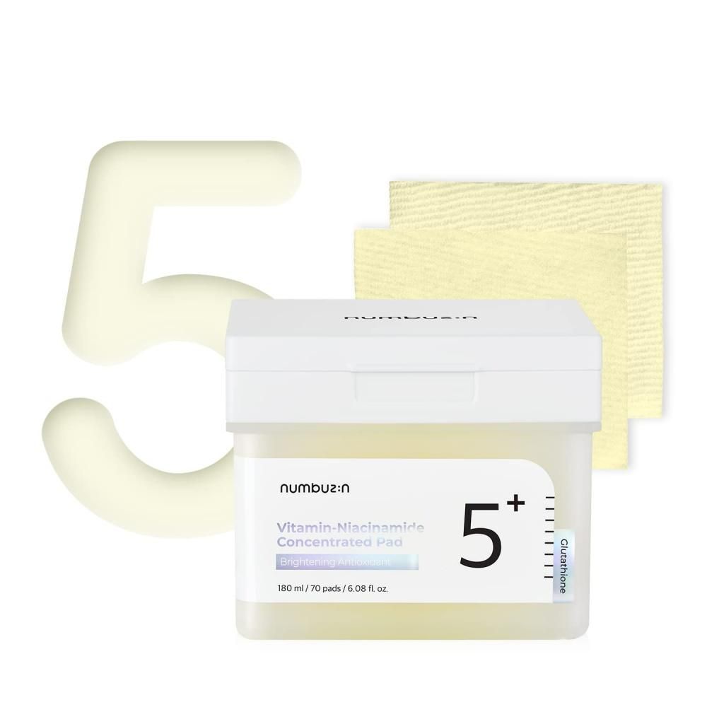 NUMBUZIN No.5 Vitamin-Niacinamide Concentrated Face Toner Pads