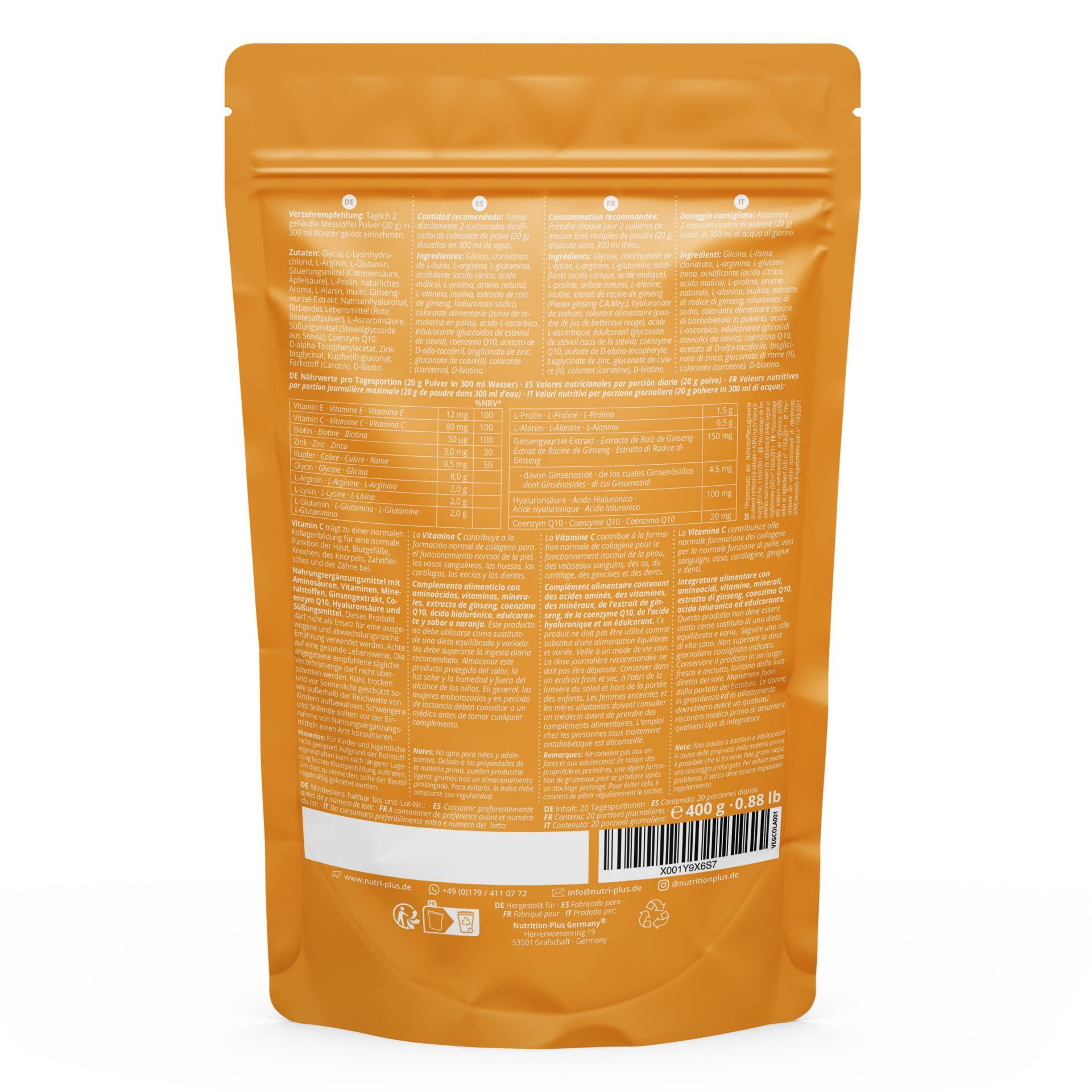 nutri+ Vegan Collagen Formation Support