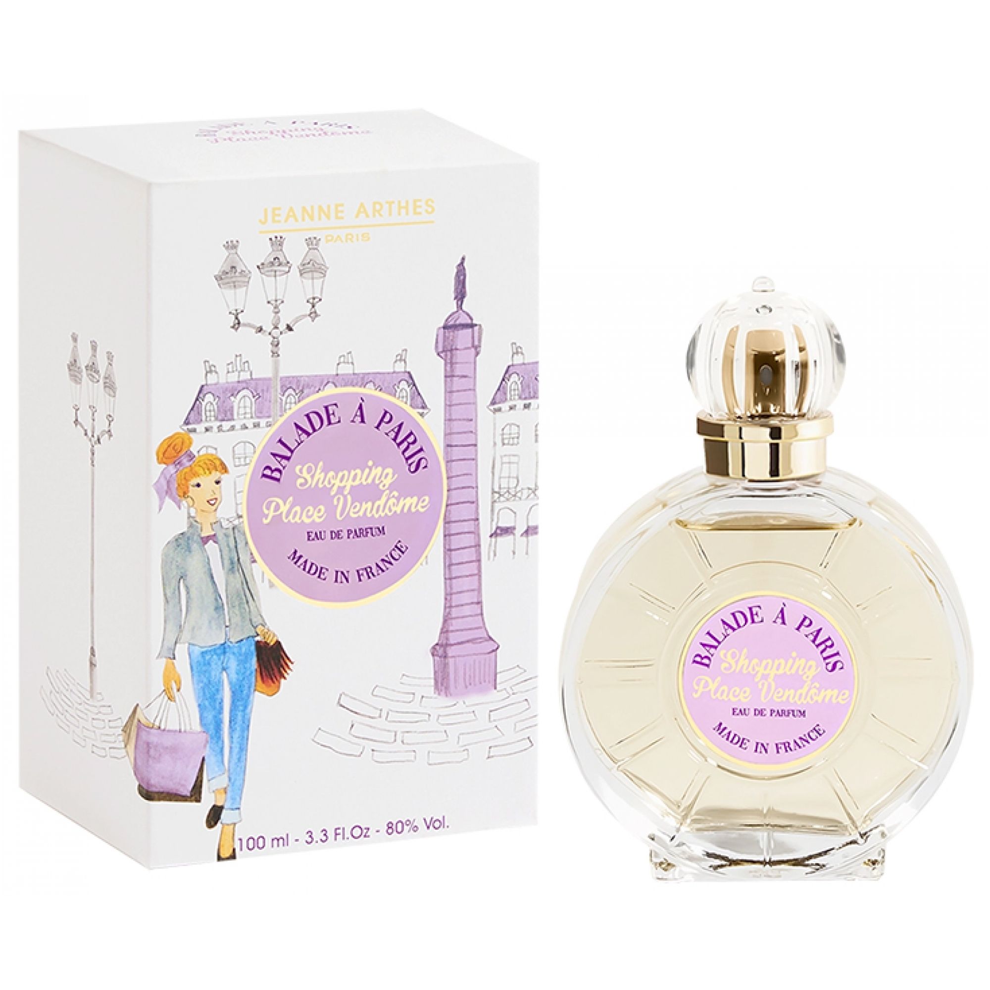 Balade à Paris Shopping Place Vendôme Eau de Parfum 9x7,2x14,7 cm