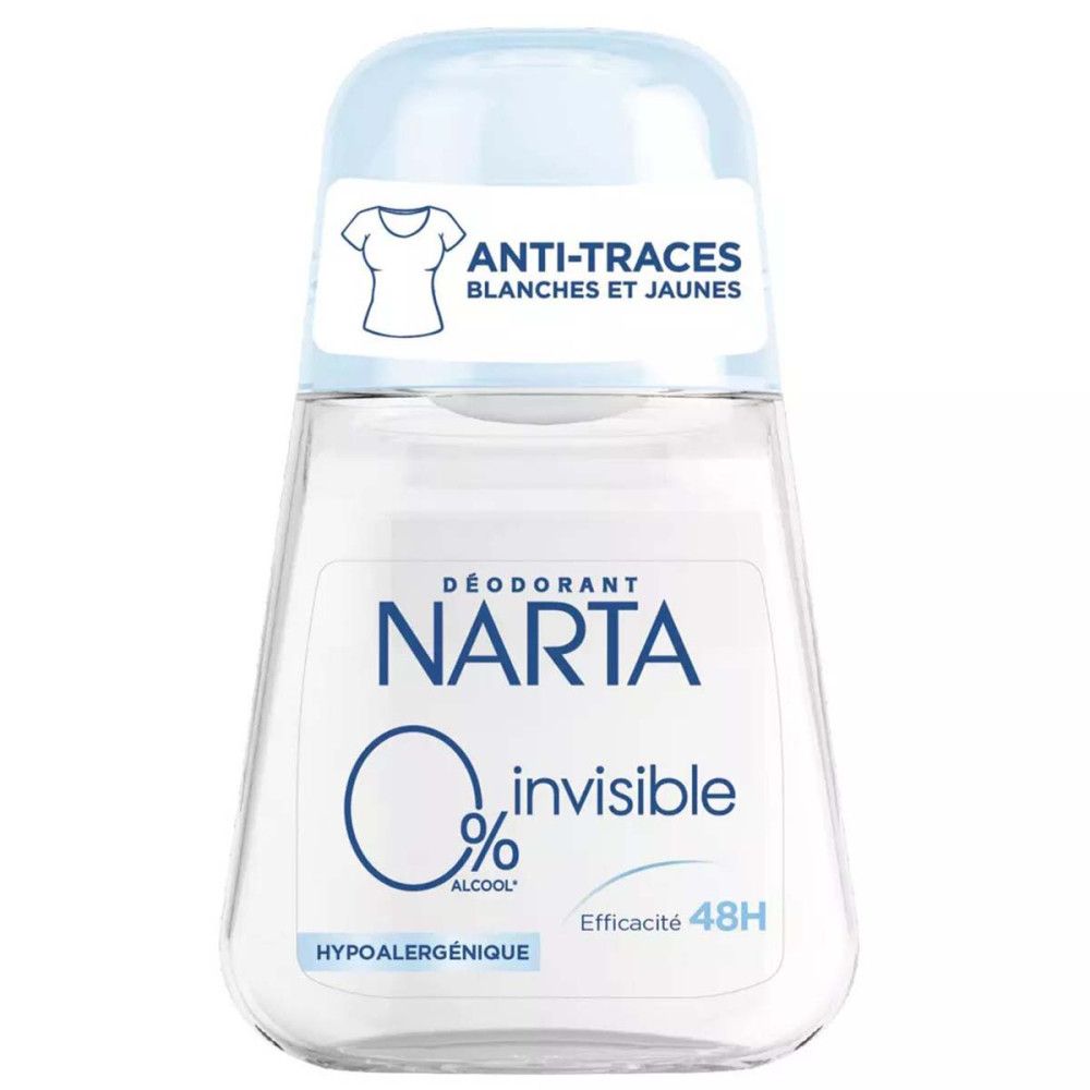 Narta - 48h Unsichtbarer Anti-Spuren Deodorant 0% -