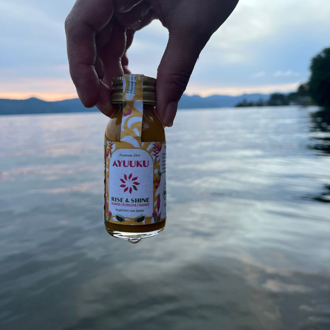 AYUUKU® Ingwer-Kurkuma-Mango BIO Shot Wochenpaket