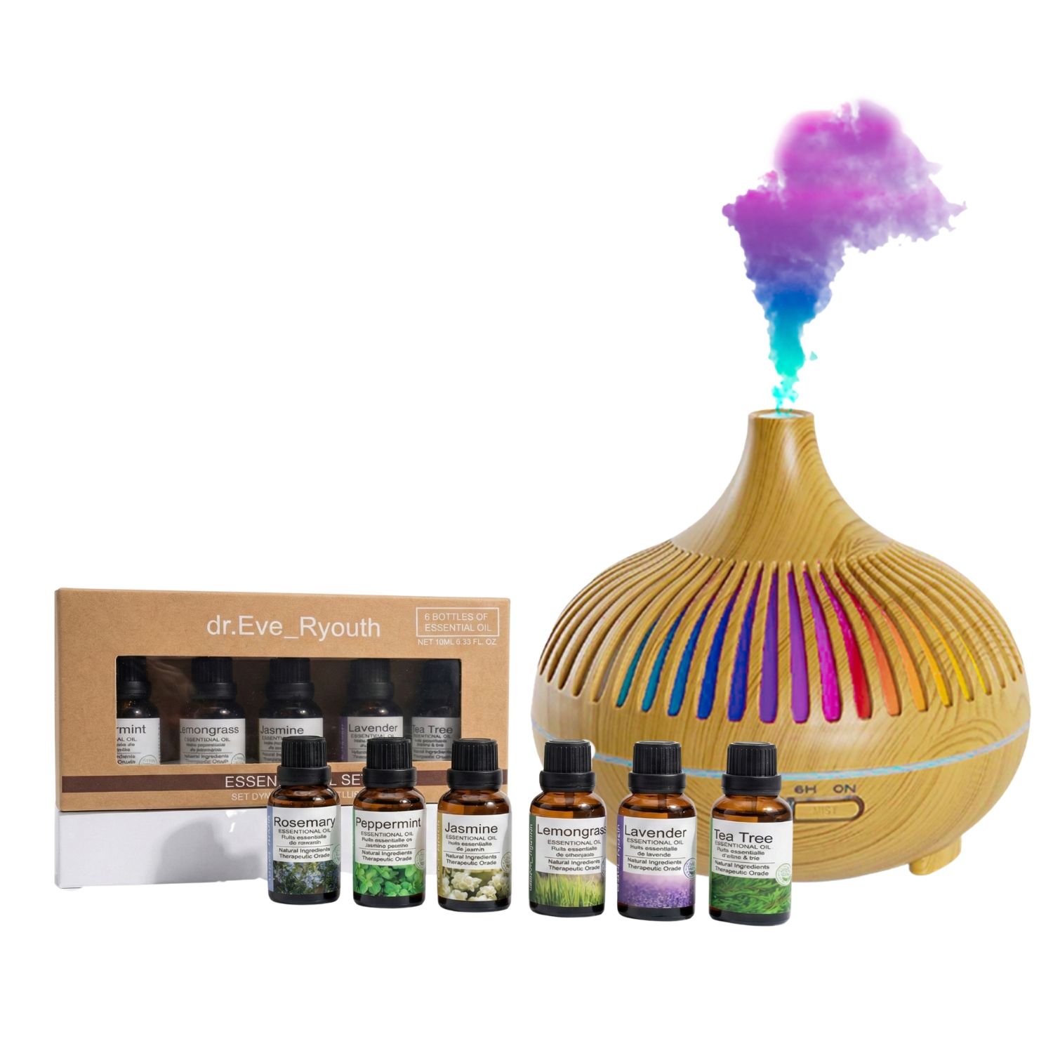 Aromatherapie-Diffusor & Öl-Set