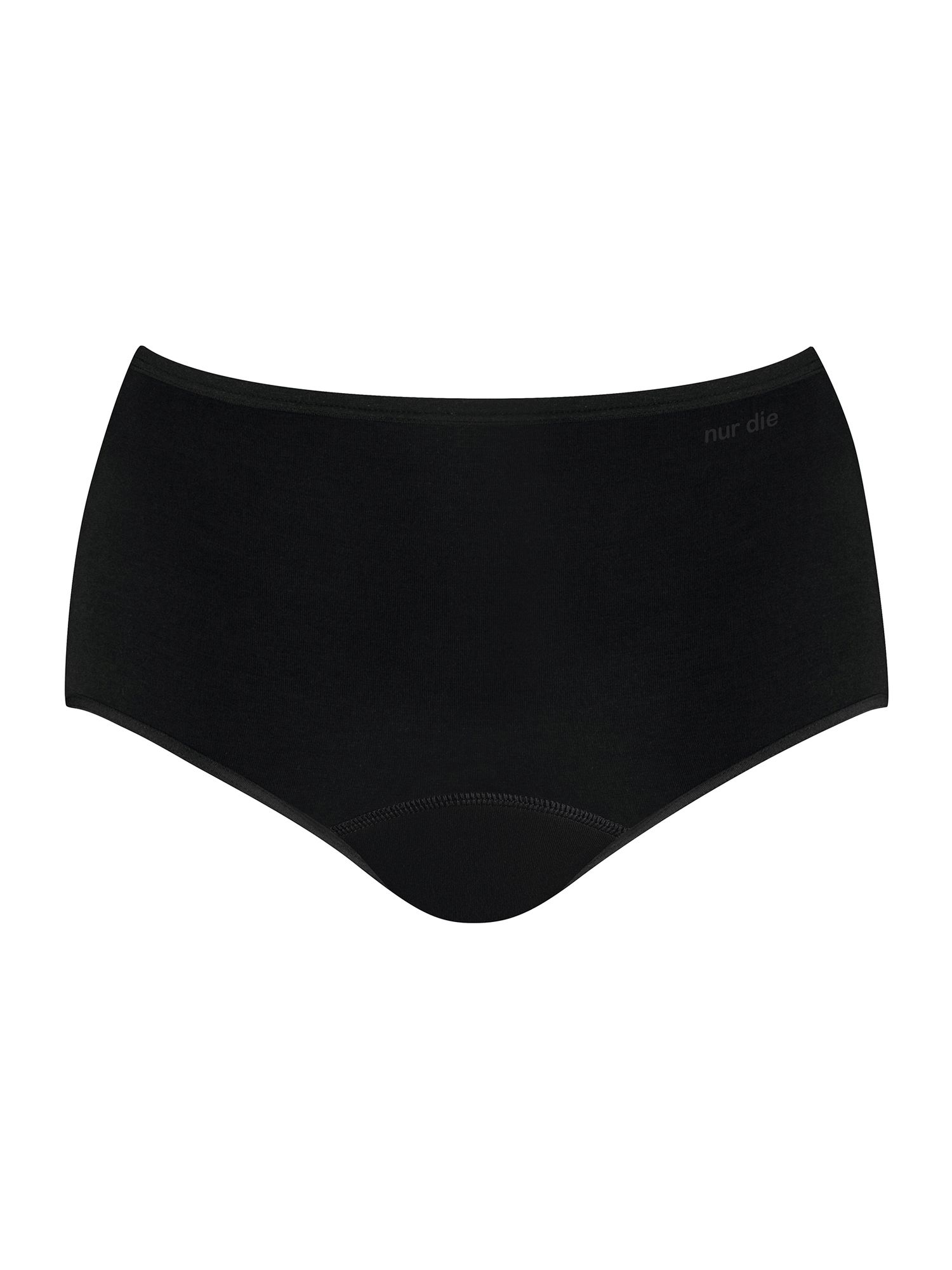 NUR DIE Hygienewäsche Alles Unbeschwert Taillenslip - schwarz - Größe 48-50