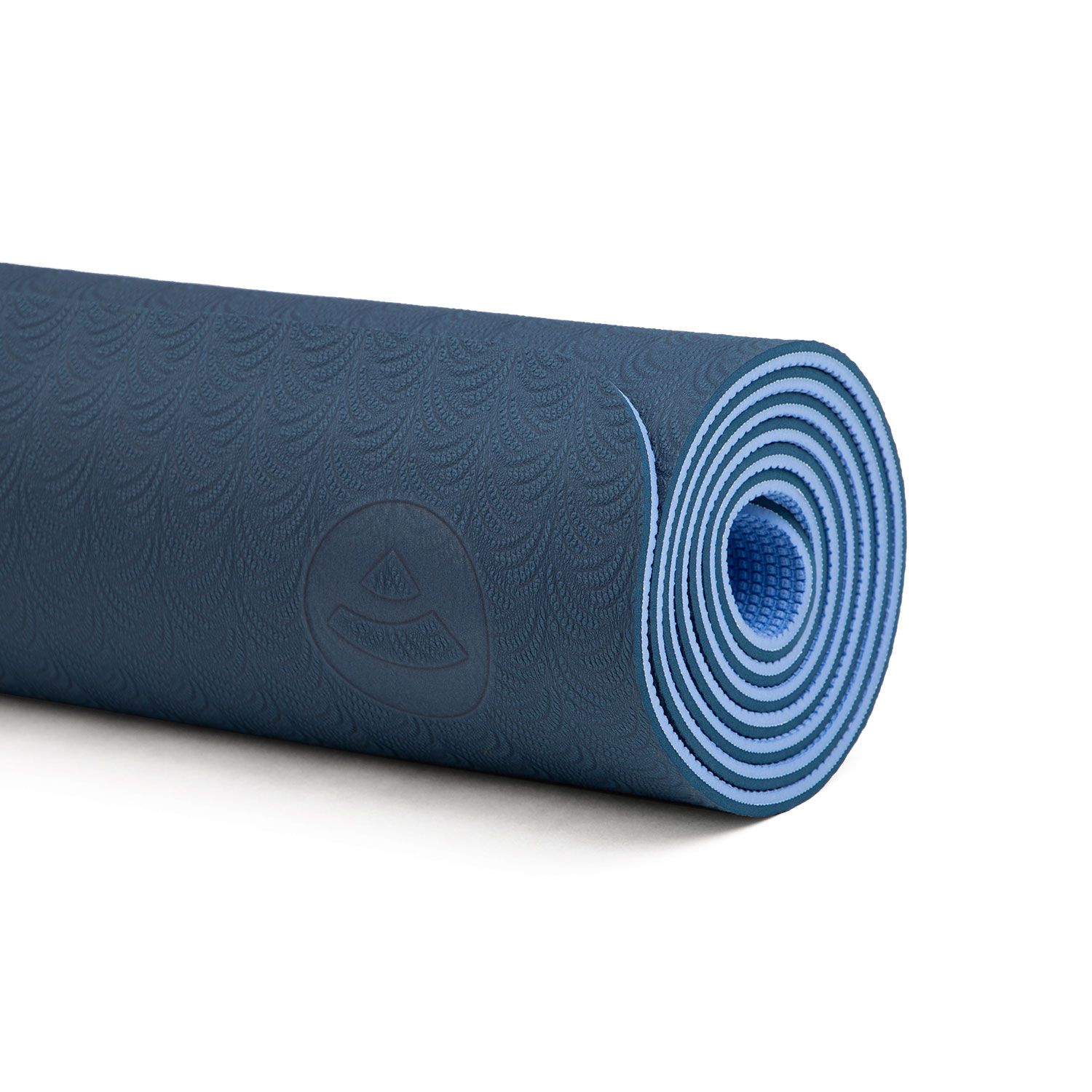 bodhi Yogamatte Lotus Pro, TPE blau/hellblau