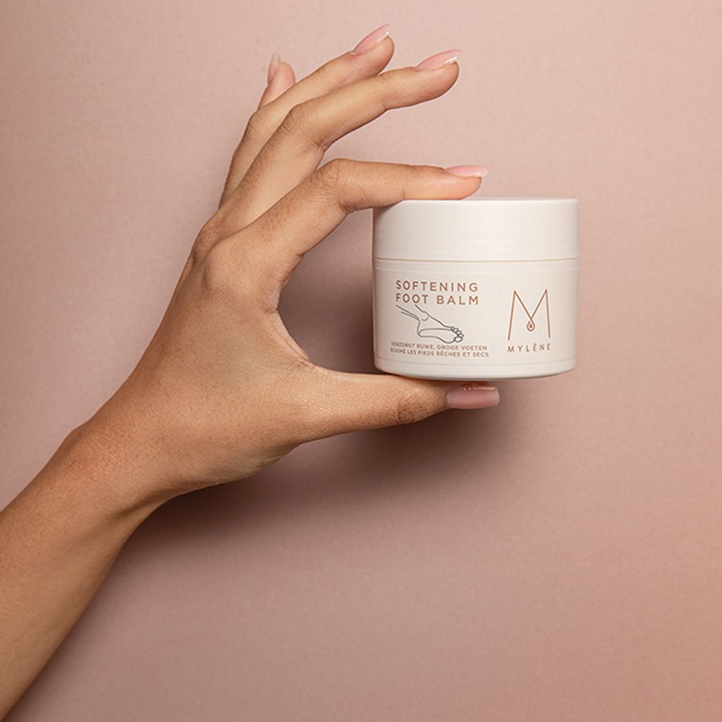 MYLÈNE Pflegender Fußbalsam – Intensive Feuchtigkeit, gegen raue & trockene Füße, mit Nerzöl.