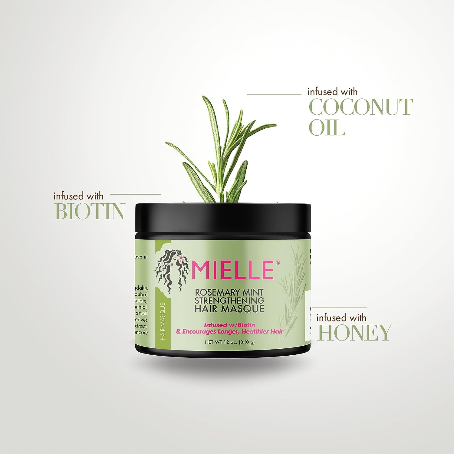 Haarmaske Mielle Rosemary Mint Strengthening