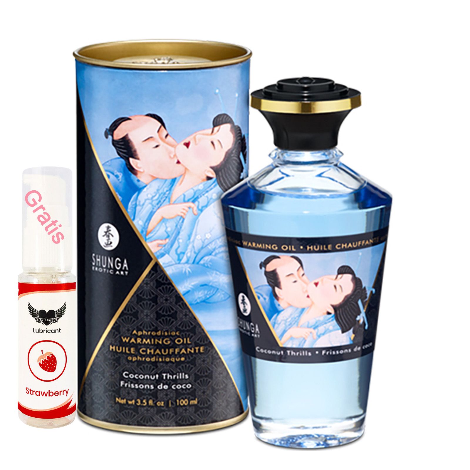 Shunga - Massageöl mit Aroma Kokosnuss