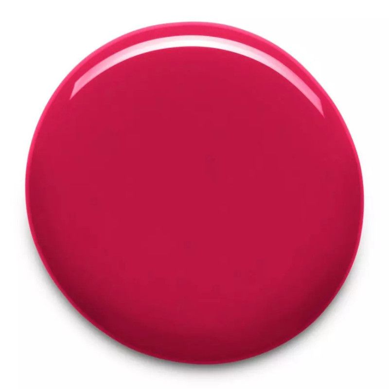 Ein Tropfen leuchtend pinker Nagellack.