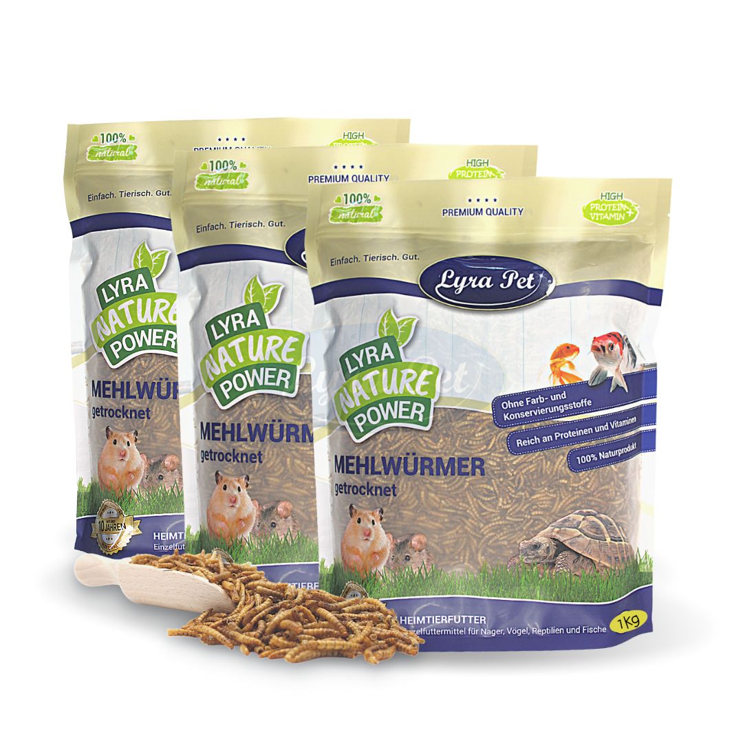 Lyra Pet® Mehlwürmer getrocknet
