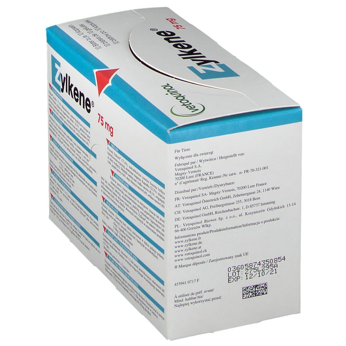 Zylkène® 75 mg für Hunde und Katzen