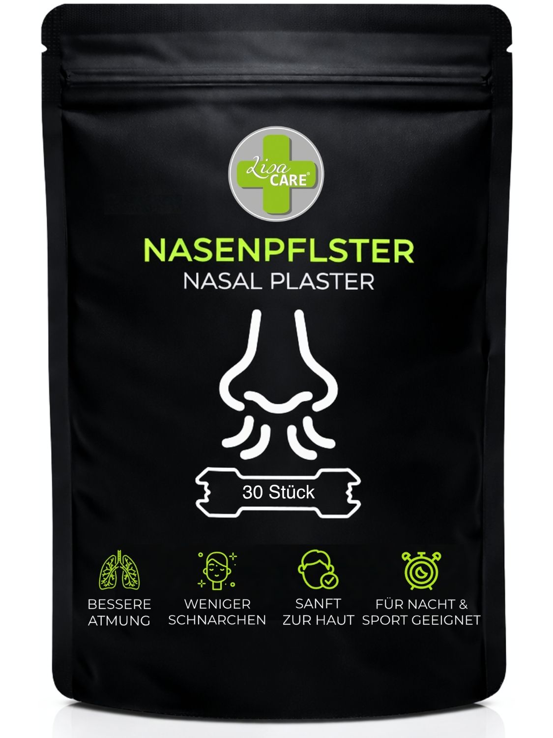 LisaCare Nasenpflaster - Nasen Tape - Nasenstrips