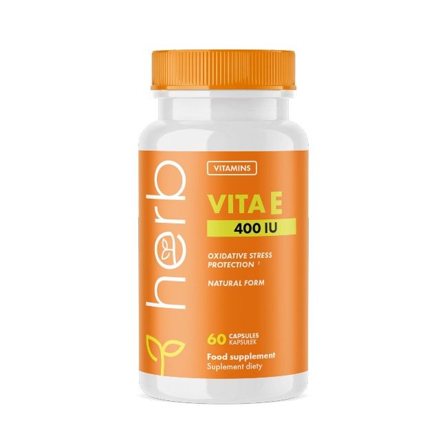 Herb Vitamin E 400 IU 60 Pc