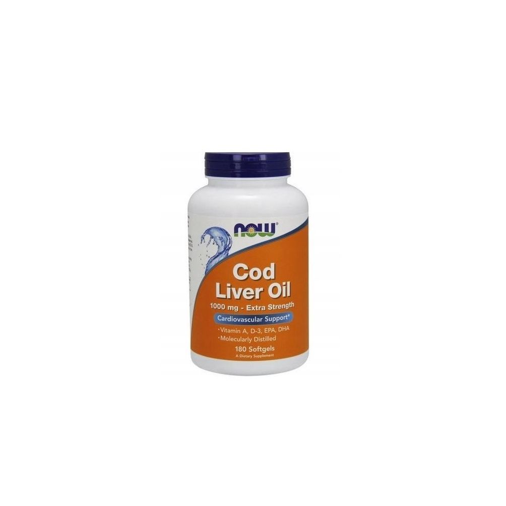 NOW Foods Lebertran Extra Stark 180 St