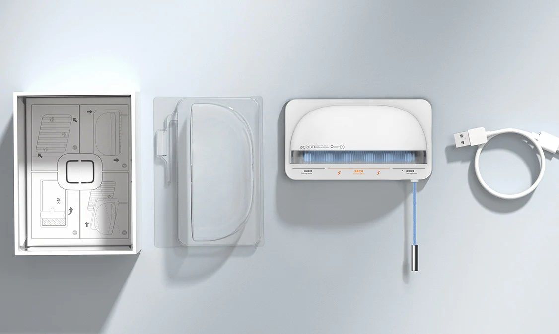 OCLEAN S1 Zahnbürsten UV Reiniger weiß