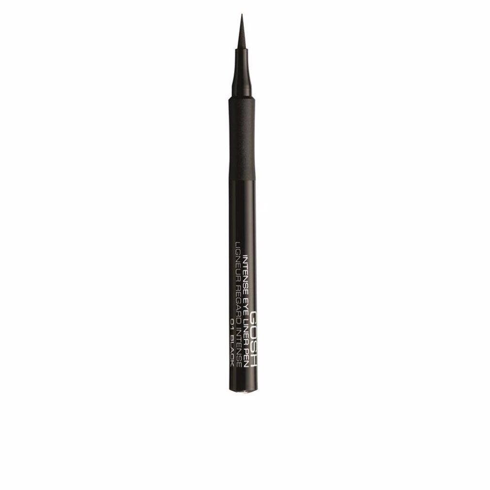 Schwarzer Eyeliner-Stift. Aufschrift: GOSH INTENSE EYE LINER PEN 01 BLACK.