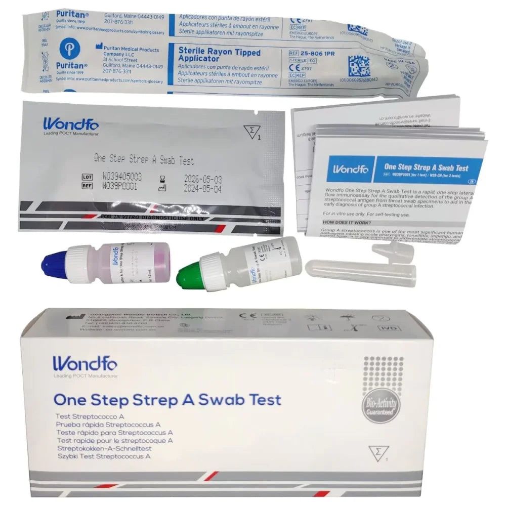 Wondfo Streptokokken Gruppe A Schnelltest Scharlach Selbsttest