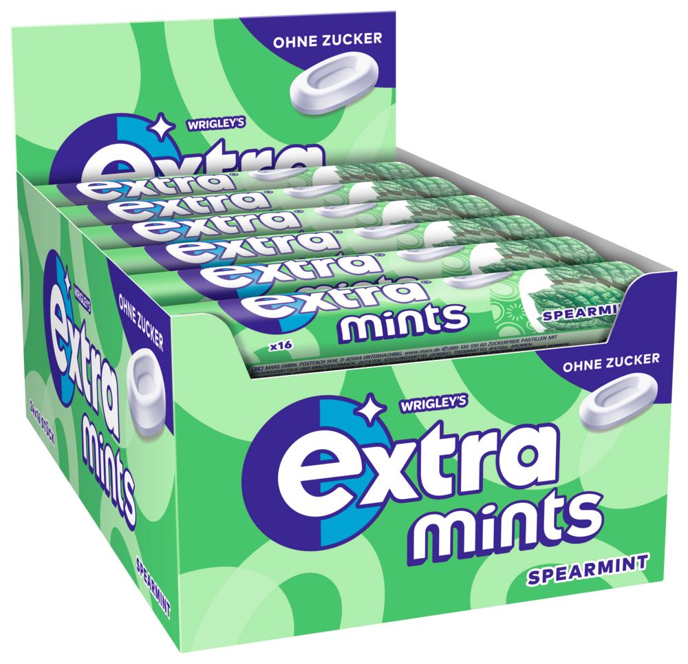 Extra Mints Mix Lutschpastillen Spearmint & Strong Mint