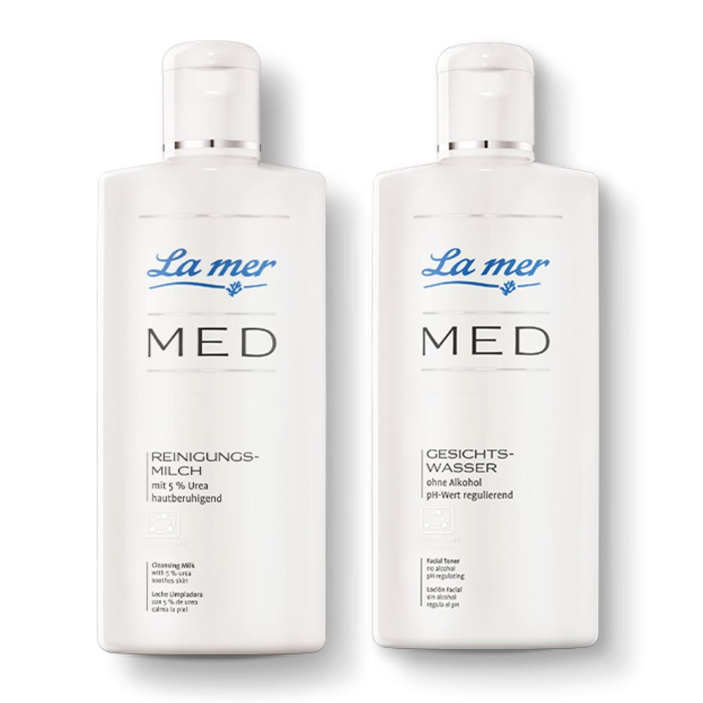 La mer MED Sparset Reinigungsmilch + Gesichtswasser