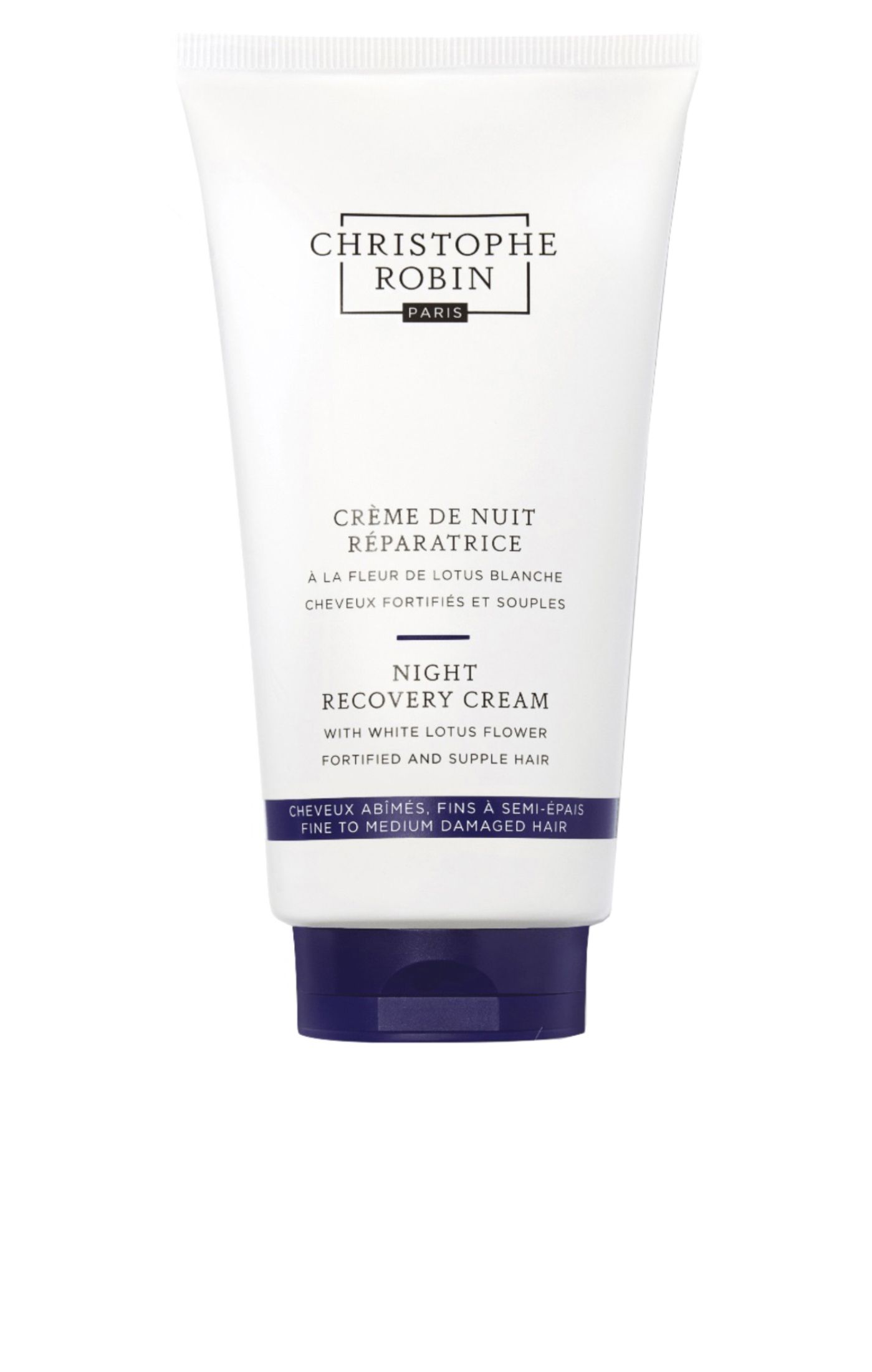 Christophe Robin Night Recovery Cream with White Lotus Flower