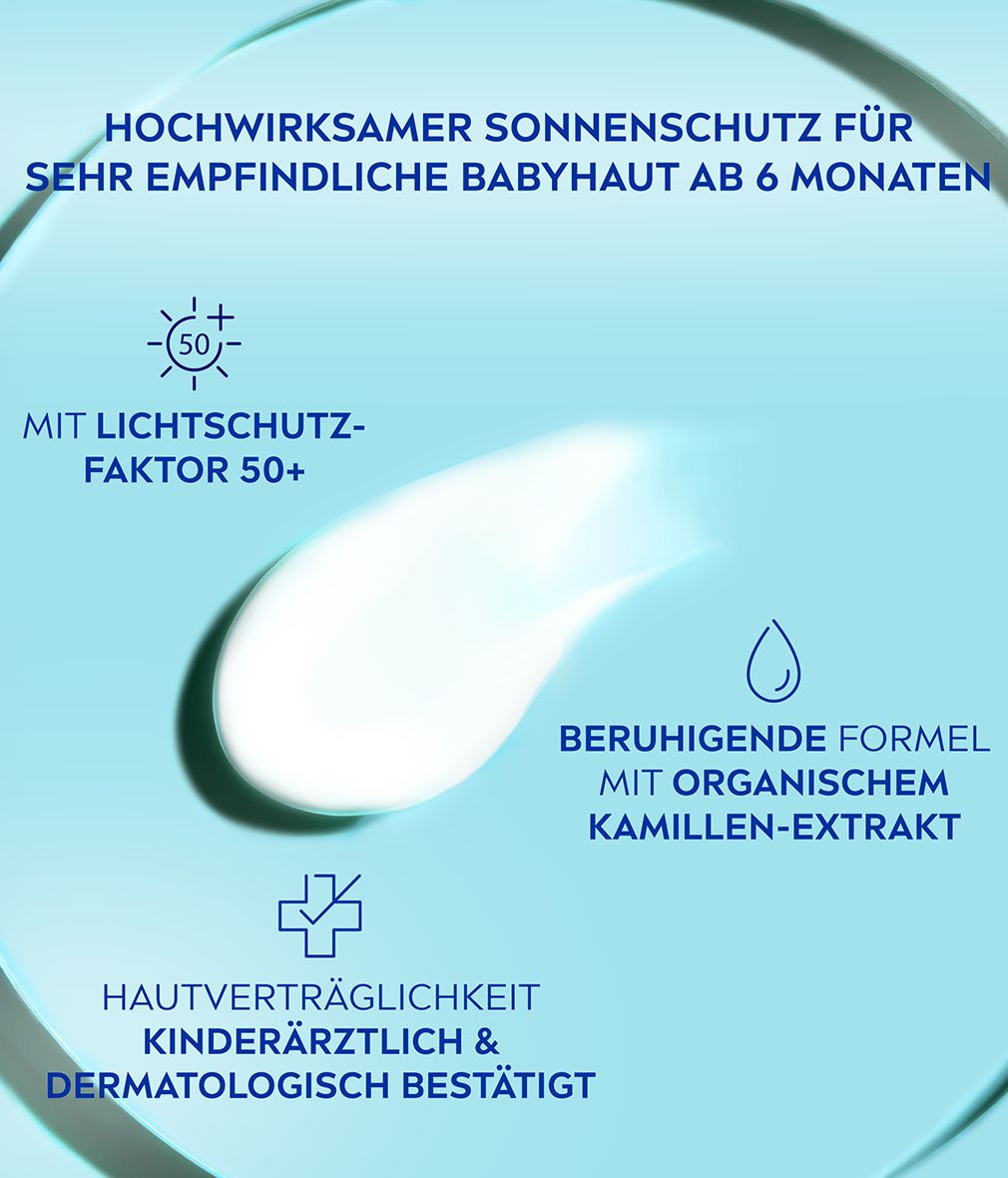 NIVEA Sun Babies & Kids Sensitiv Schutz Sonnenlotion LSF 50+