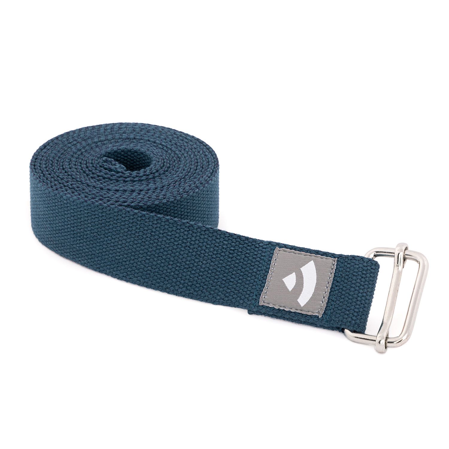 Yogagurt Asana Belt, Schiebeschnalle Baumwolle marineblau 910-NB