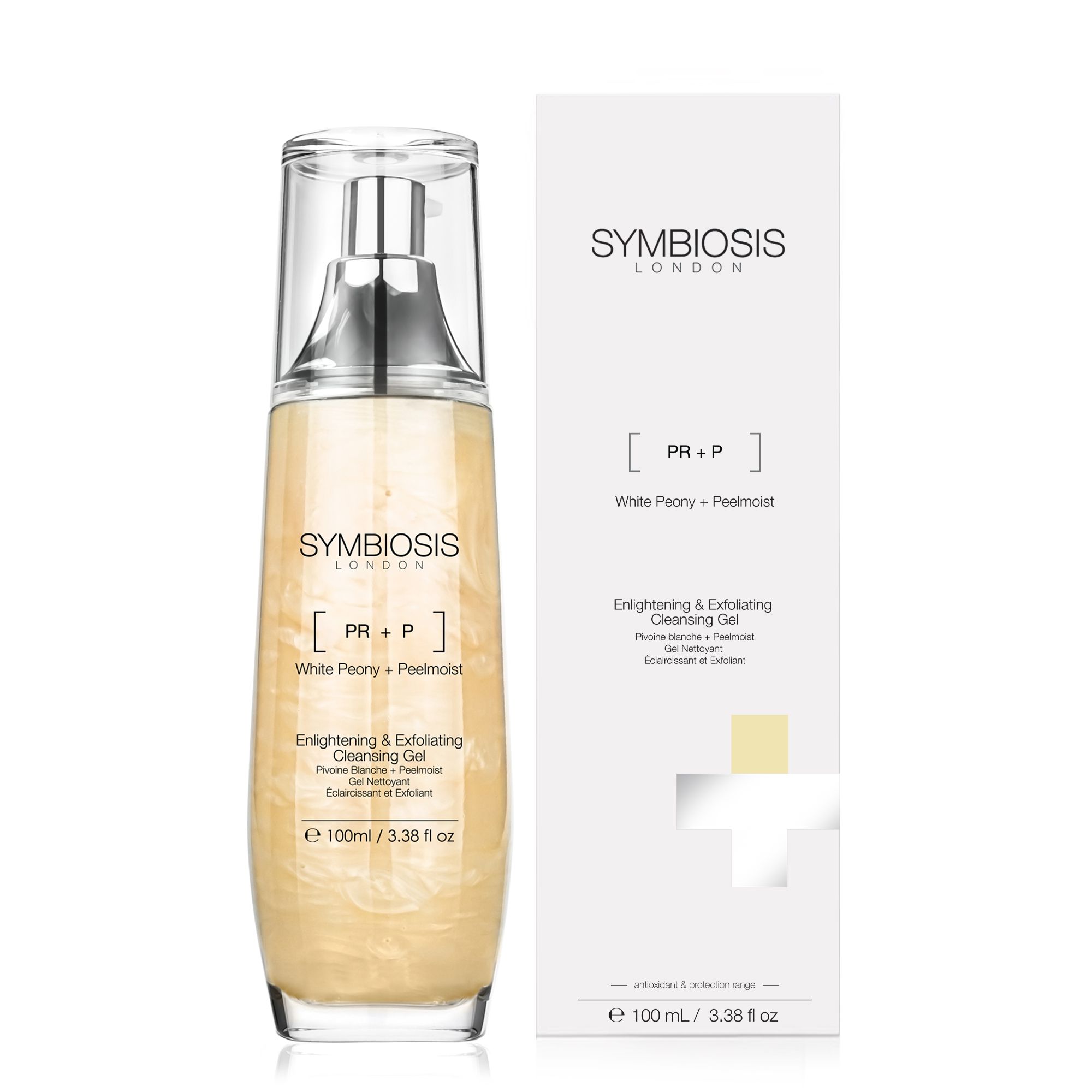 Symbiosis [White Peony + Peelmoist] Enlightening & Exfoliating Cleansing Gel