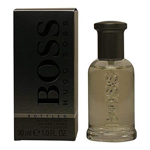 Hugo Boss Bottled Eau de Toilette 30ml mit schwarzer Verpackung.