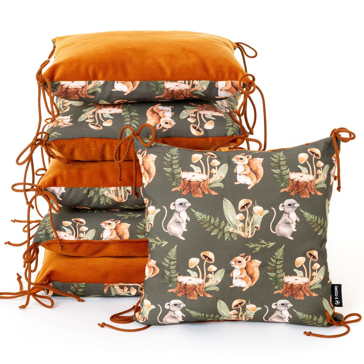 T-Tomi Kissen-Bettumrandung Forest kingdom 6 St Kissen