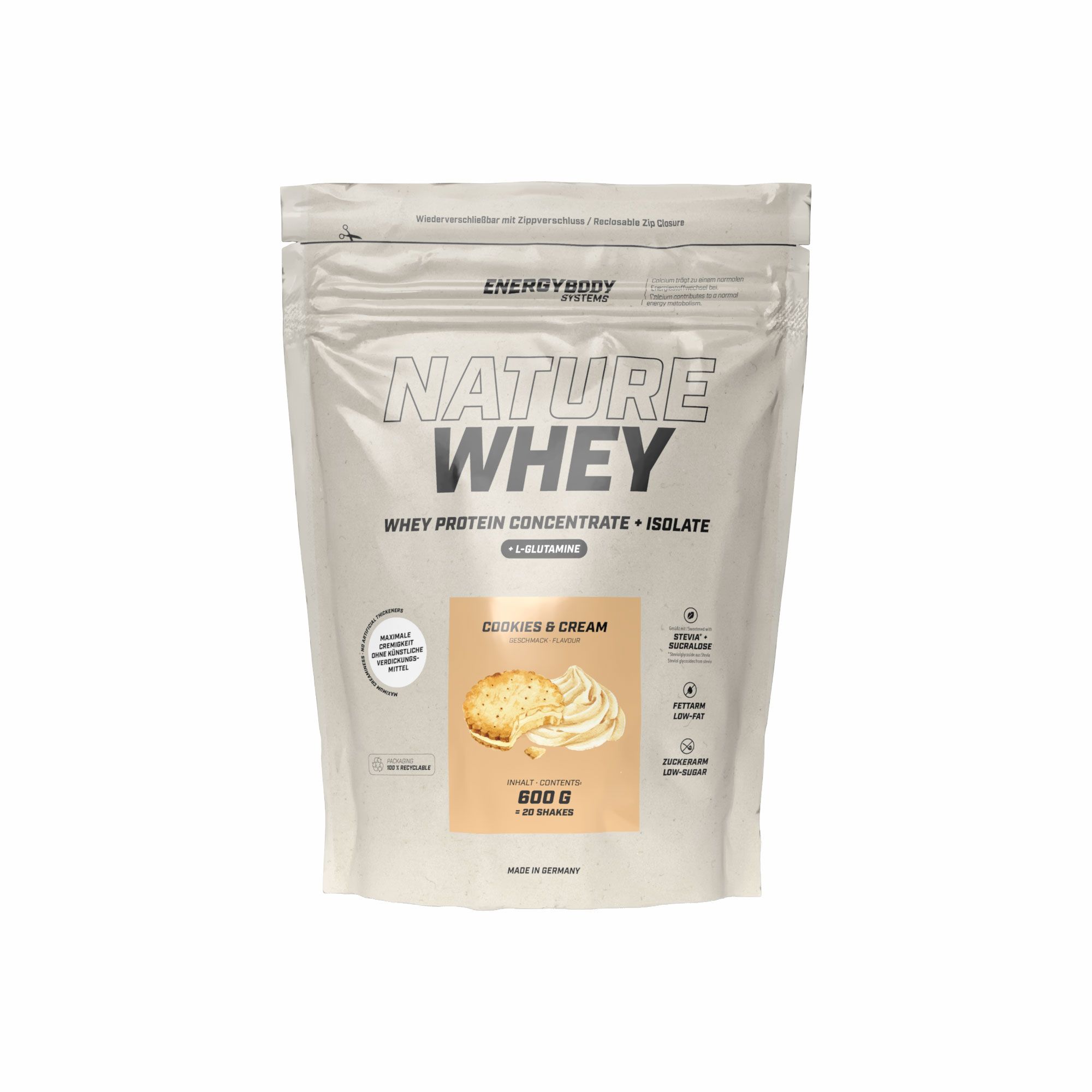 Energybody Systems Nature Whey Protein Cookies & Cream
