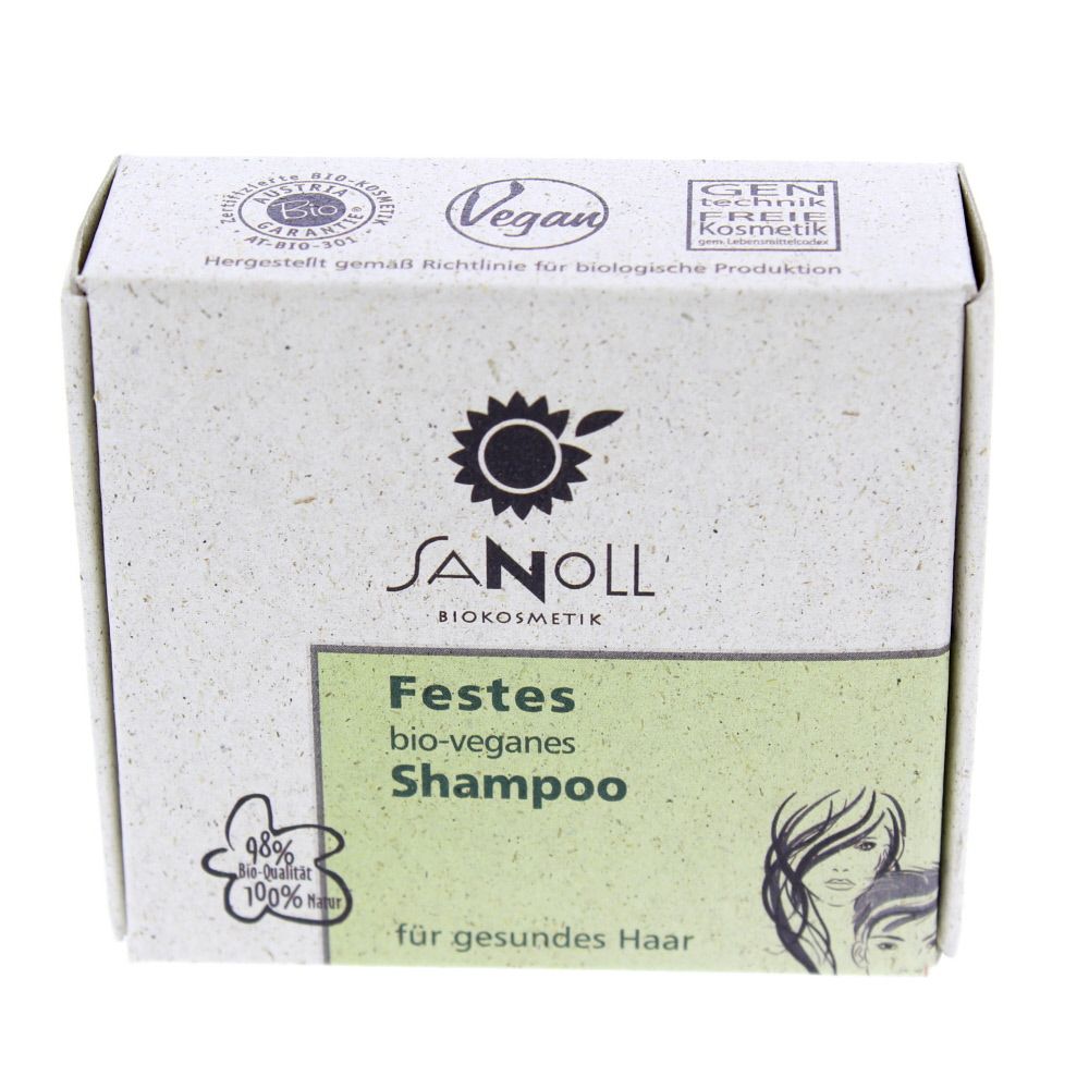 Sanoll Festes bio veganes Shampoo 60 g