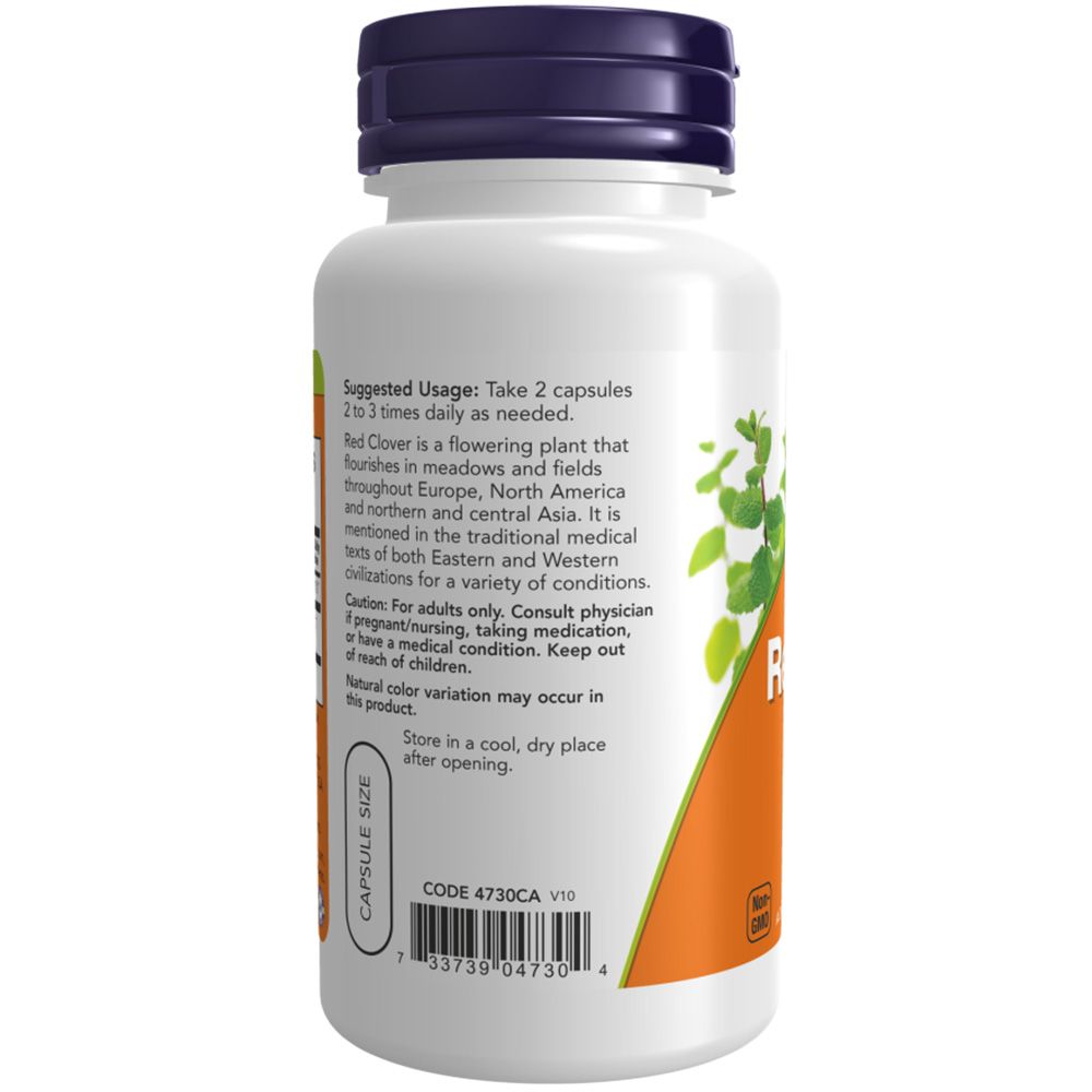 Now Foods, Red Clover, 375mg