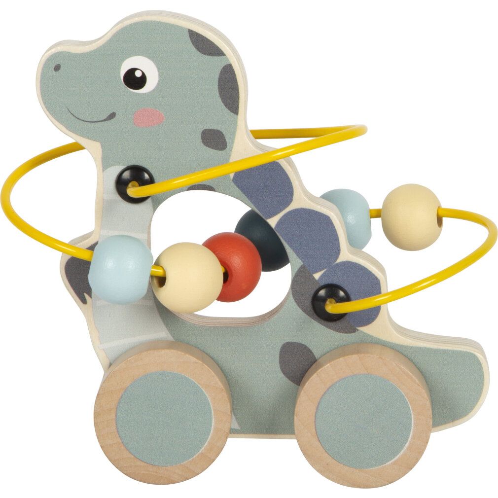 SMALL FOOT Schiebetier mit Motorikschleife Dino FSC 100%