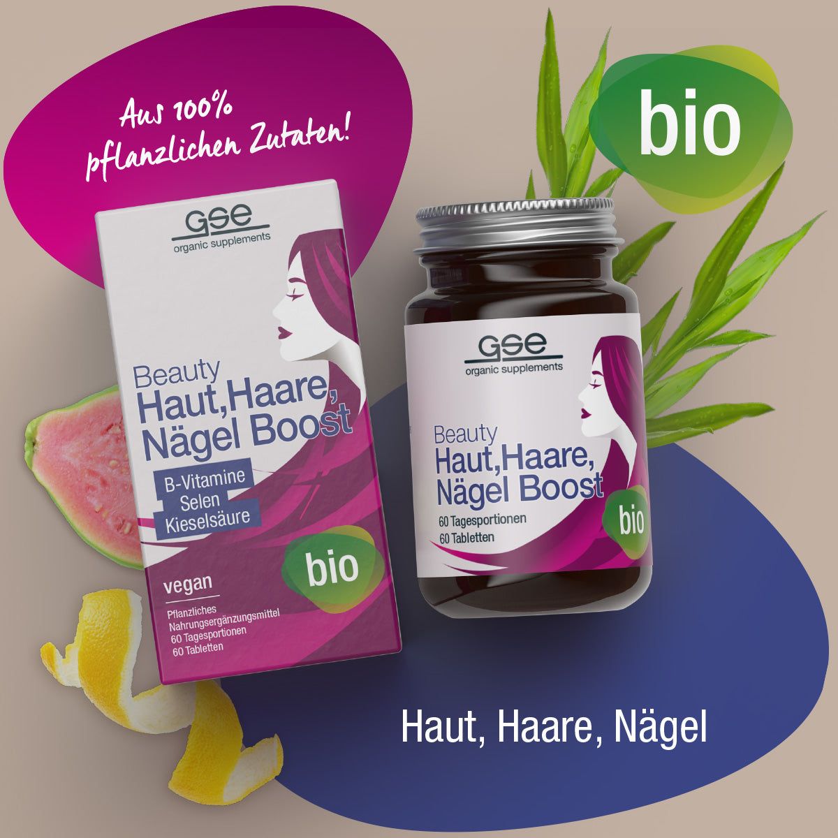 GSE Beauty Haut, Haare, Nägel Boost (Bio)