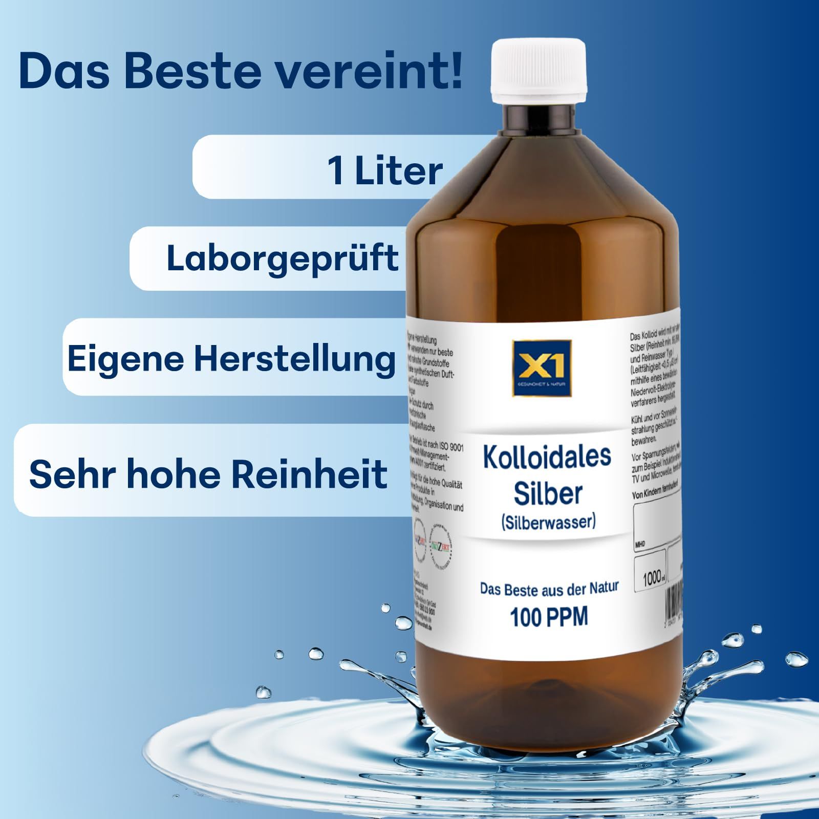 Kolloidales Silberwasser