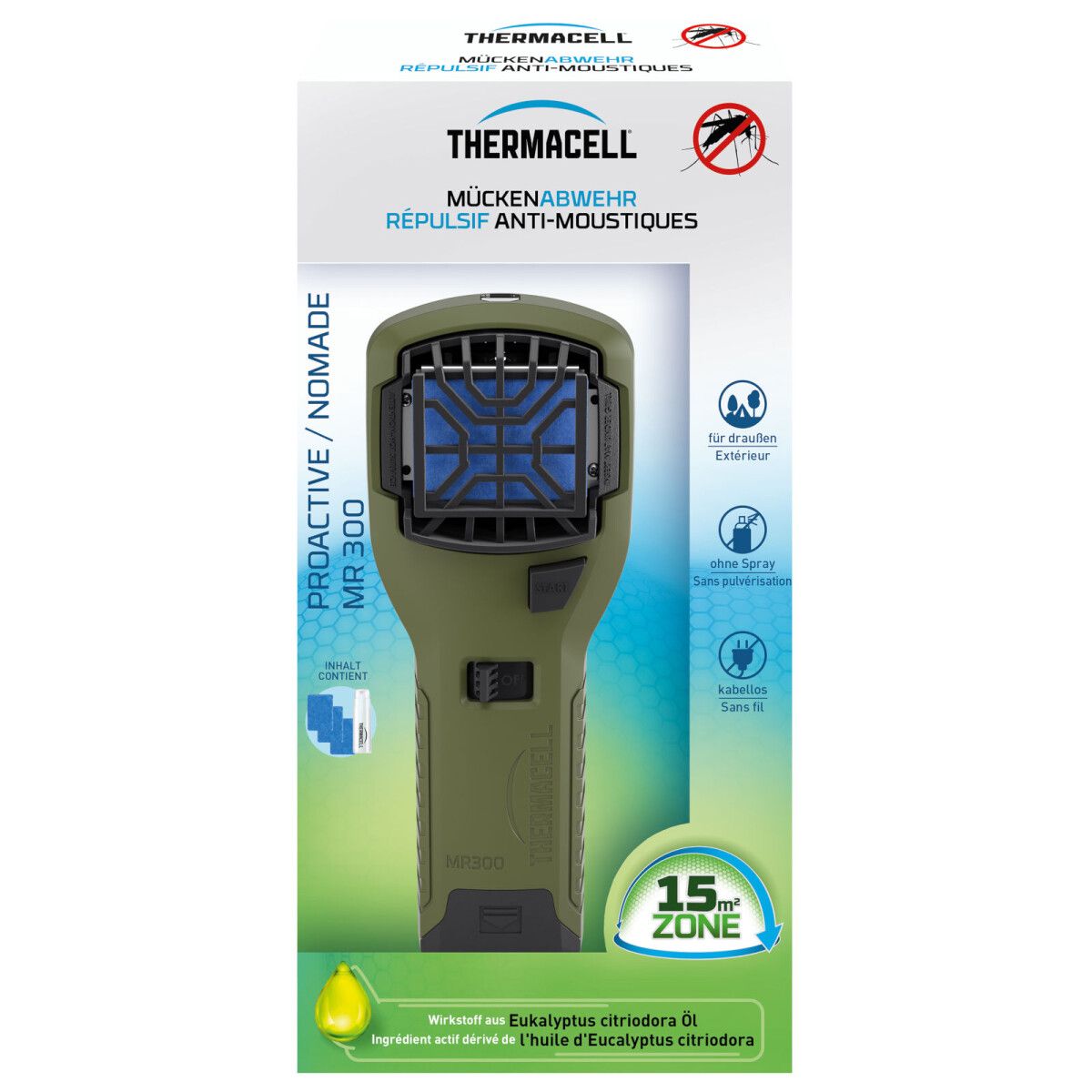 Thermacell Mückenabwehr Proactive Handgerät - Mückenschutz Gerät 1 St
