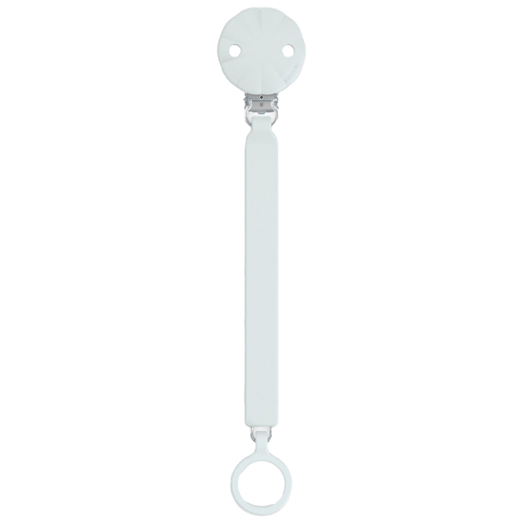 Suavinex Silikon-Schnullerhalter 0 Monate und Mehr (Modell : Hellblau) 2,5x8x26,5 cm