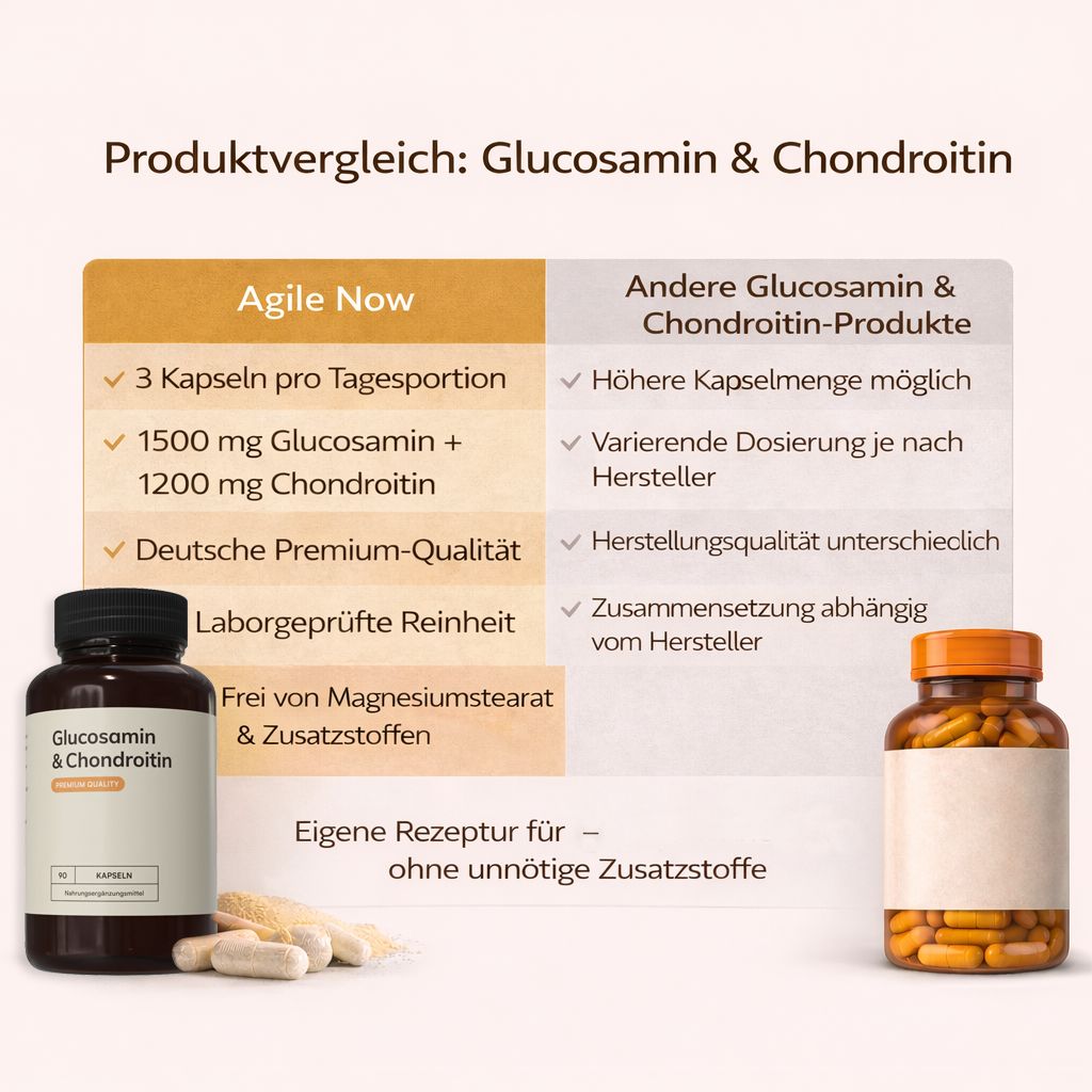 AGILE NOW Glucosamin & Chondroitin