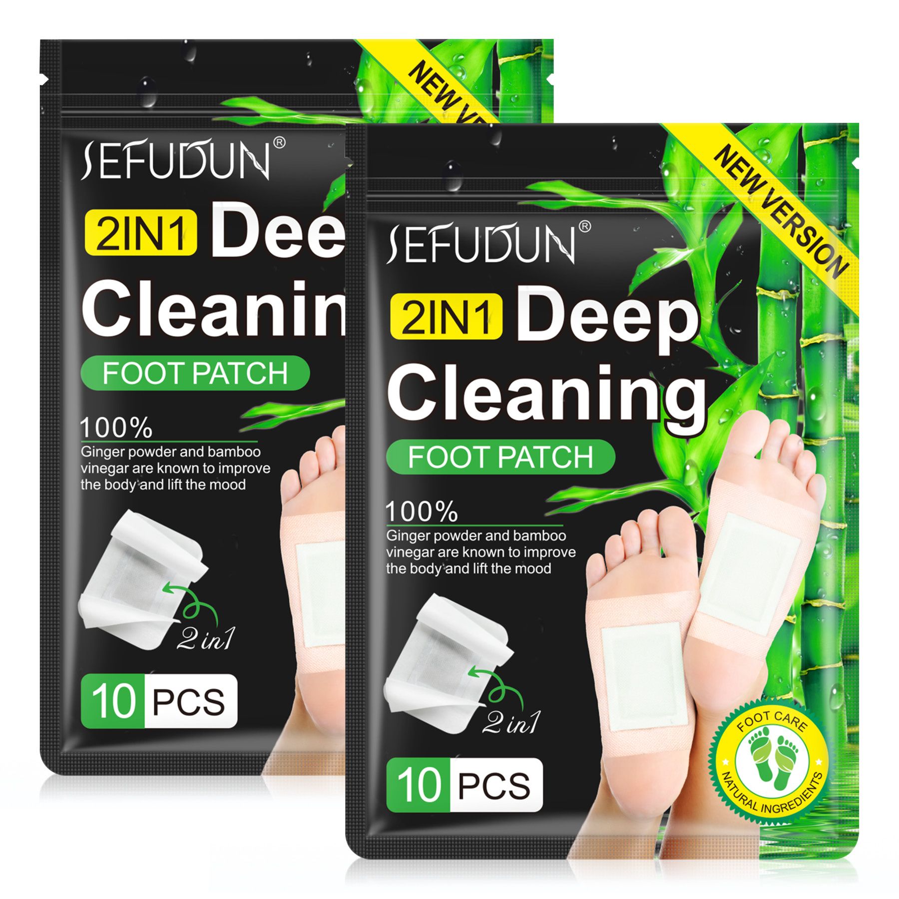 Aliver Cerotti detox con aceto di bambù, polvere di zenzero e aceto di