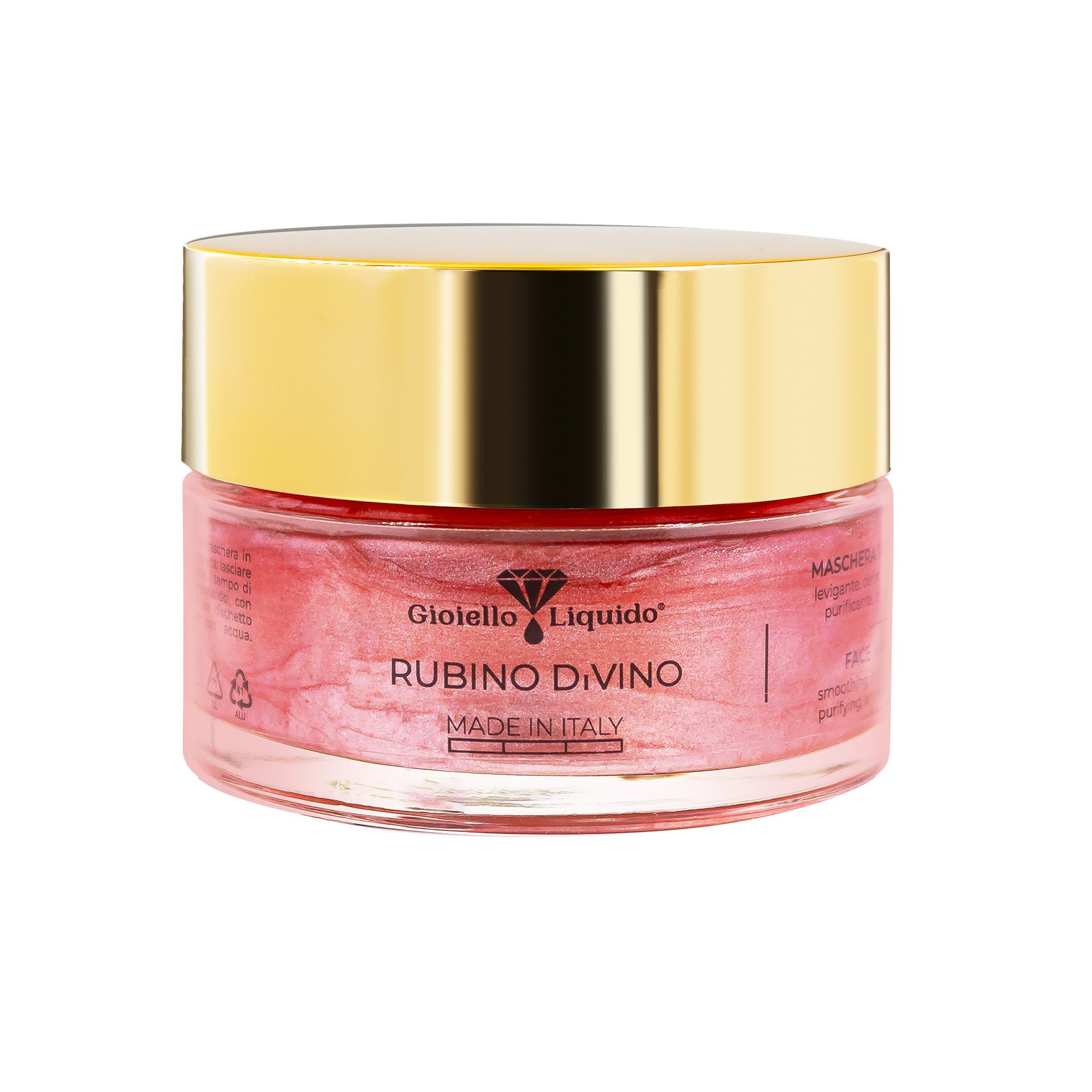 Gioiello Liquido Rubinpulver-Gesichtsmaske "Divine Ruby"