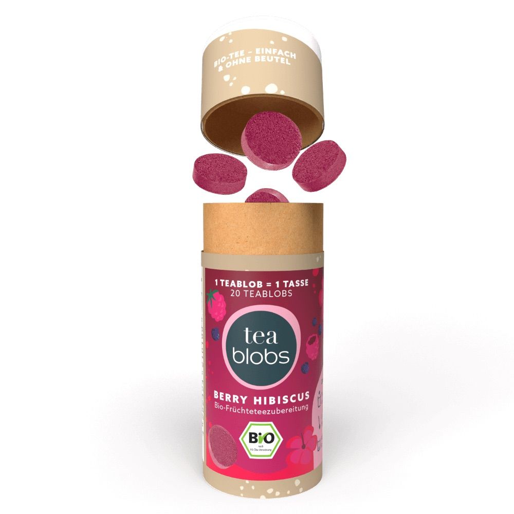 TeaBlobs BIO Berry Hibiscus 20 St Teetabletten