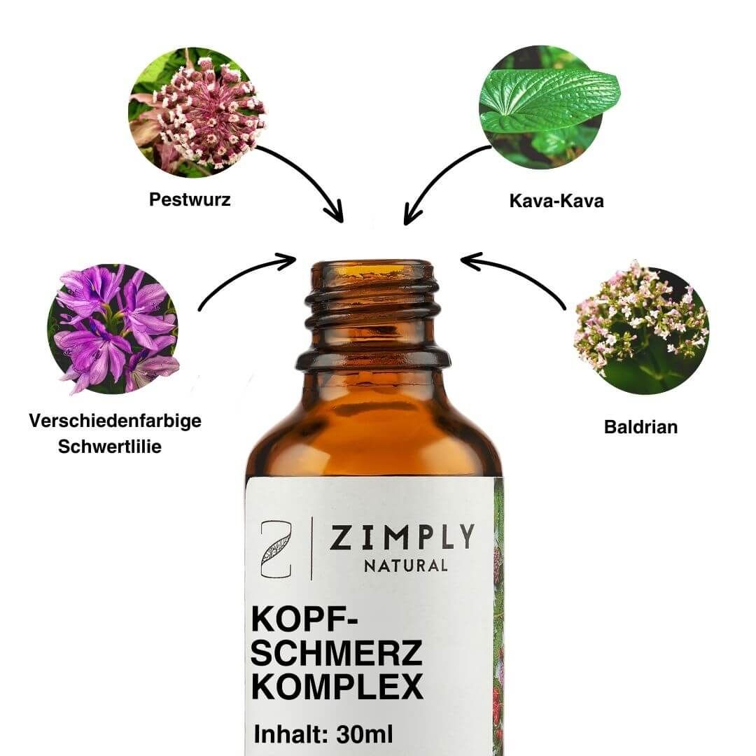 ZIMPLY NATURAL Kopfschmerzen Komplex Spray